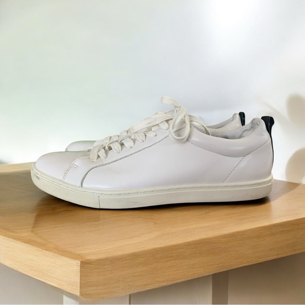 Jules #Todays Outfit Casual  Shoes Mens White Leather Low Top Sz 42 Eu / 8.5 US